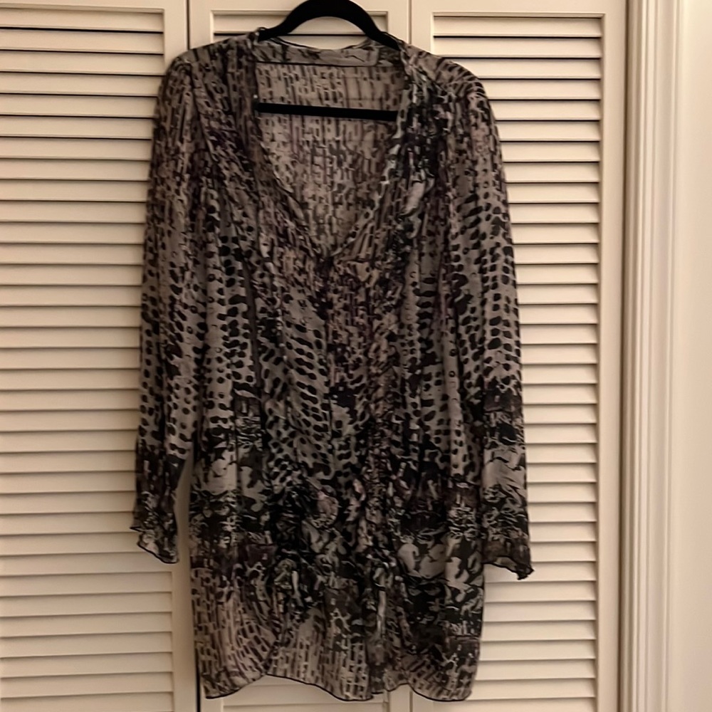 Beautiful black and purple Blouse